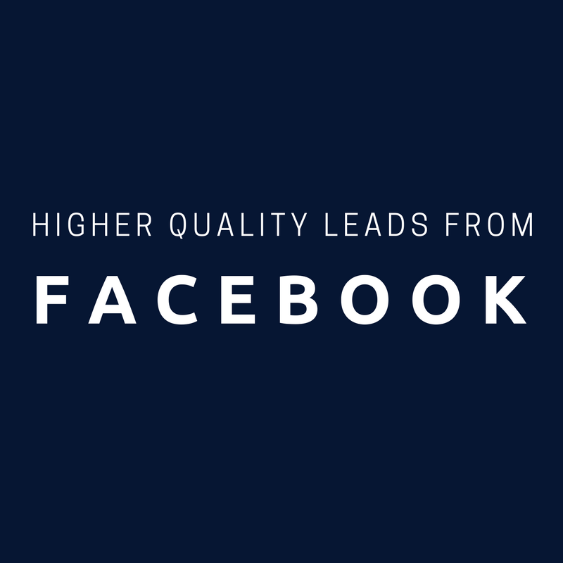 135 How To Get Higher Quality Leads From Facebook With Billy Sticker